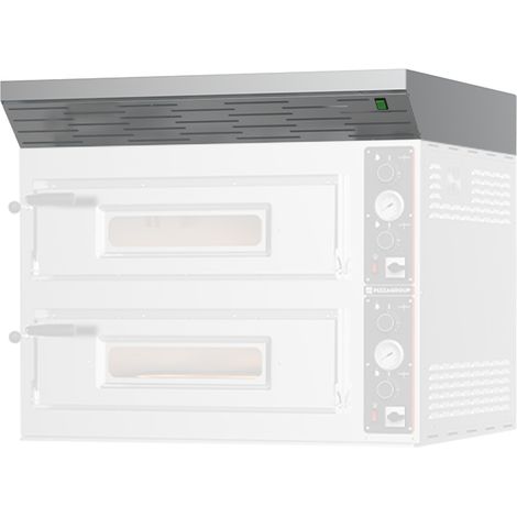 Hotte Inox pour Four à Pizza Modèle MAX4F et MAX8F - PizzaGroup