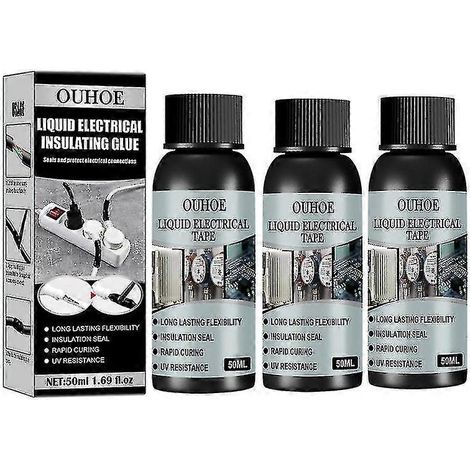 1 à 3 pièces de ruban isolant électrique liquide, pâte à modeler étanche, anti-UV, caoutchouc à prise rapide (1/5)