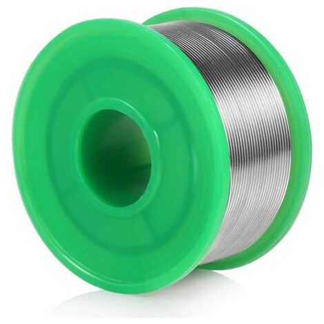 0,8 mm Fil à Souder Sans Plomb Sn 99.3-Cu 0.7 Soudure Etain avec Colophane Core pour Soudure Électrique (50g) (1/5)