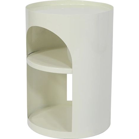 Table d'appoint en métal - Crème - NALEVA (1/5)