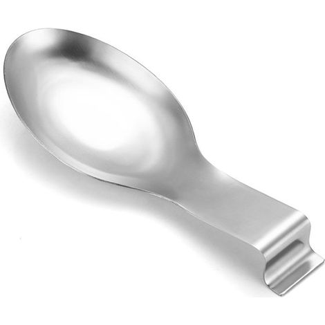 Repose-cuillère de couleur primaire, porte-cuillère en acier inoxydable pour cuisinière, support pour ustensiles de cuisine (louches, pinces, spatules), porte-cuillère pour cuisinière (1/5)