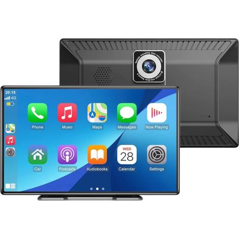 Dash Cam SD9060 Pantalla táctil universal 9 pulgadas Inalámbrico Carplay/Apple/Android