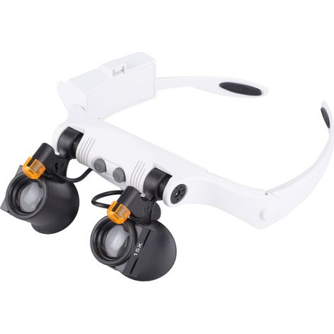 LED-Lampe 21 Kombinations-Stirnband mit Lupe und austauschbarer Linse (1/5)