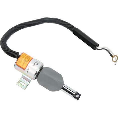 17004061, Solénoïde d'arrêt de Carburant, Réponse Rapide, Ajustement Parfait pour Chargeuse Compacte. (1/5)