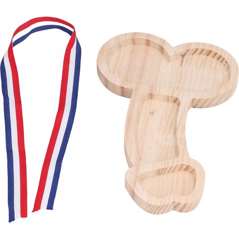 Plateau à fromage original de 40 cm, grand format, pratique, en bois de hêtre, idéal pour les pique-niques, les fêtes d'anniversaire ou les restaurants. (1/5)