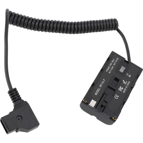 Batterie Factice pour Moniteur de Caméra D Tap vers NP F550, Câble de 37 à 100 Cm, Haute efficacité de Conversion, Entièrement décodé pour Une Alimentation Continue (1/5)
