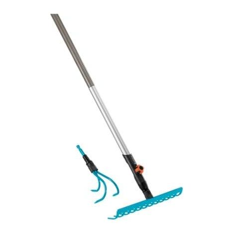 Gardena 3004-20 Rake in acciaio zincato 30 cm nero blu