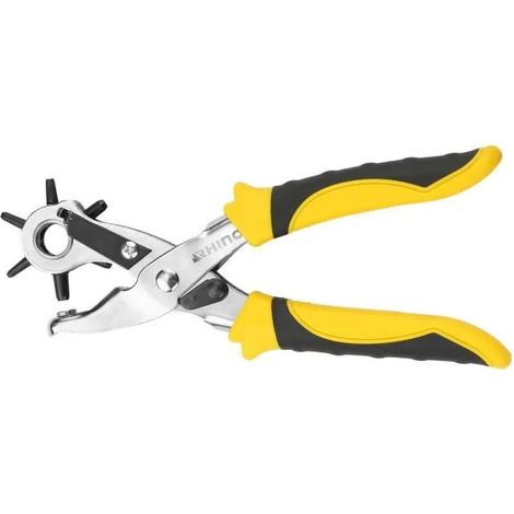 RHINO - PINZE TRAPANO, PINZE TRAPANO - PEZZI, POI ONUSE POI 220 MM - 6 POSIZIONI: 2,5 5 MM - PER PELLE, CINTURA