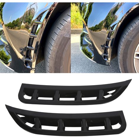 Canards de pare-chocs avant modifiés (une paire, gauche et droite) noir brillant pour Mercedes Benz GLE Classe W167 V167 AMG-Line 2019+ (ZST-194) (1/5)