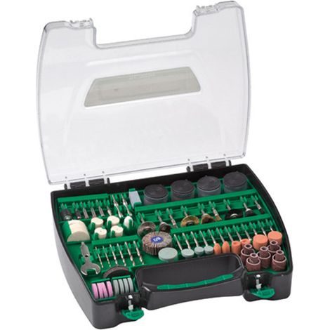 Hikoki – Coffret assortiment 200 outils rotatifs pour meuleuse – Ø 3.2mm – Pour bois dur et métal – 753948 (1/3)