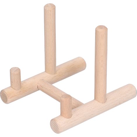 Présentoir de 4 pièces, style épuré, robuste et durable, support photo décoratif pour assiettes d'artisanat (1/5)