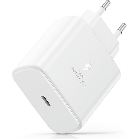 45W USB C Charger Fast Charging, Type C Fast Charge Charger for Samsung Galaxy S25/S24/S23/S22/S21 Ultra/S20/S20+/Note 20/10/9/A73/A53/A52/S10 Mobile Phone Fe USB-C AC Adapter Power Socket Noir (1/5)