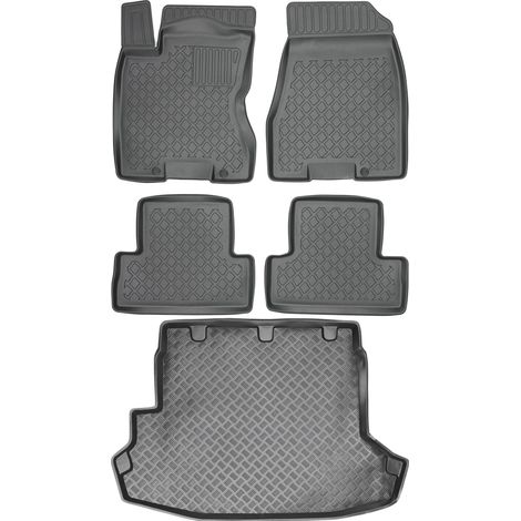 Juego de alfombrillas para coche y maletero para Nissan X-Trail II T31 SUV (2008-2013) (1/5)