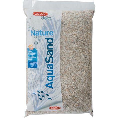 Sol décoratif Aquasand quartz blanc 5kg (1/2)