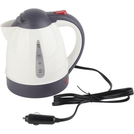 Elektrischer Wasserkocher fürs Auto, 24 V (1000 ml) – Reise-Wasserkocher für LKW und PKW, schnelles Aufkochen, mit Füllstandsanzeige (1/5)