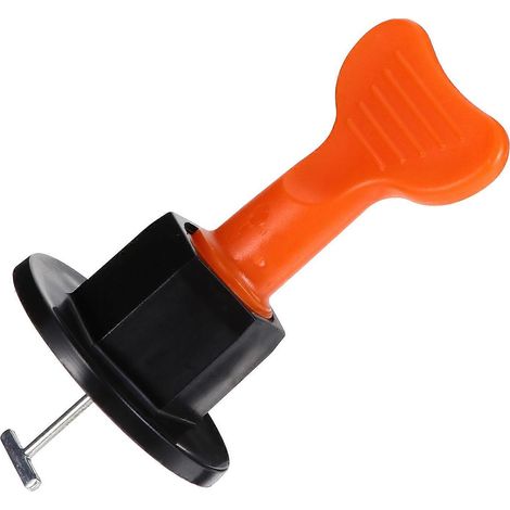 Kit de nivellement de dalles (100 pièces) pour bricoleurs : outils réutilisables pour niveler les dalles de sol et prévenir les mouvements. (1/5)
