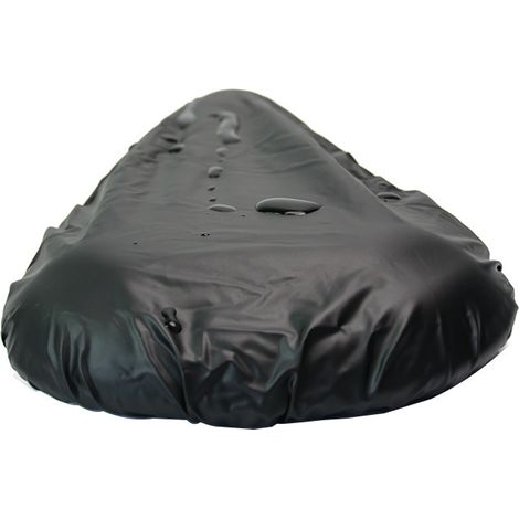 Housse de selle de vélo imperméable noire (1 paquet), protection pluie pour selle de vélo-AquaForge (1/5)