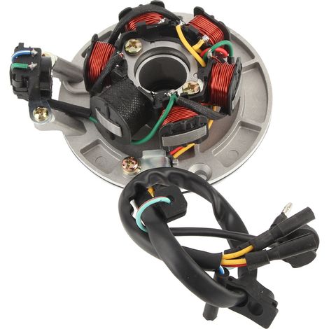 Allumage, magnéto, stator, volant moteur, bobine de stator, puissant, diamètre de plaque de 114 mm pour moto tout-terrain YX 150cc 160cc (1/5)