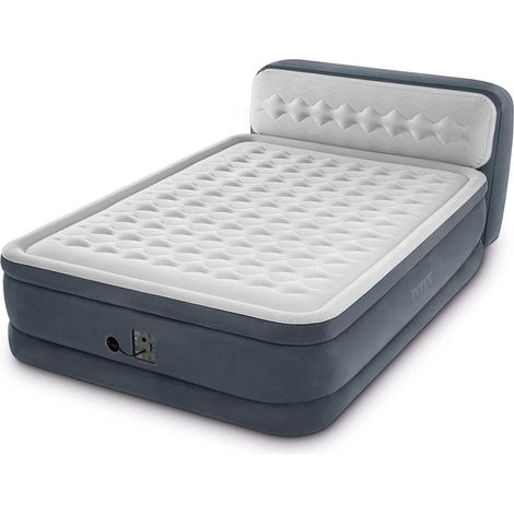Intex Luftbett 236 x 152 x 86 cm mit integrierter Elektropumpe für 2 Personen (1/7)