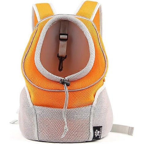 1. Welpen-Tragetasche aus Netzgewebe, praktisches Reiseaccessoire für Haustiere, bequemer Schultergurt für Ausflüge.