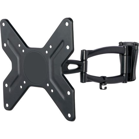 Support Universel à Double Bras pour écrans LED, OLED, LCD, Plasma de 10" à 32", Distance 78-330 mm, Max 15 kg, VESA 200 x 200, Niveau à Bulle (1/5)