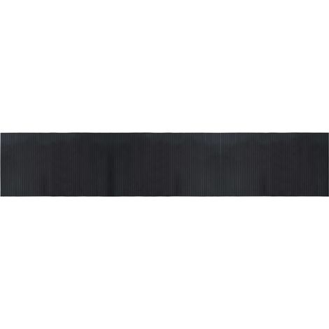 Tapis de sol,Tapis rectangulaire noir 60x300 cm bambou CFW695990 (1/5)