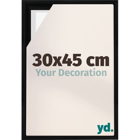 Your Decoration - Cadre flottant - Noir Mat - Cadre en caisse américaine pour toile sur chassis - MDF - Lyon (1/5)