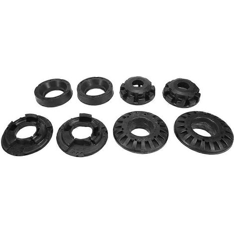 8 piezas/lote de aisladores de muelle helicoidal delanteros y traseros superiores e inferiores 52088402AB K160061 para Jeep Grand Cherokee 1999-2004 (1/5)