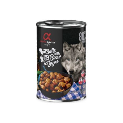 Alpha Spirit AlbСsdigas Juglo Tomillo Hose Food fЩr Hunde - 12x400gr
