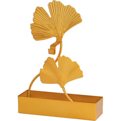 Support Spirale Anti Moustique Métal Design Feuille Ginkgo Pour Intérieur Terrasse Extérieur - 1 Pièce (1/5)