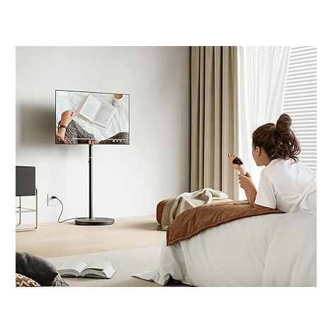 Support TV Pied pour TV 24-48 Pouces Support TV roulettes Max VESA 200 200 mm Jusqu'à 20 kg Hauteur et Angle Réglable Série Master (1/5)