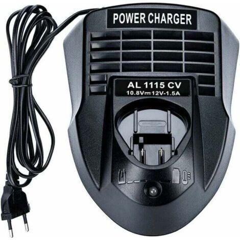 Chargeur de batterie lithium-ion 10.8V-12V 1.5A pour perceuse/visseuse Bosch BC430 BC330. Modèle AL1115CV, compatible avec batteries BAT411. (1/4)
