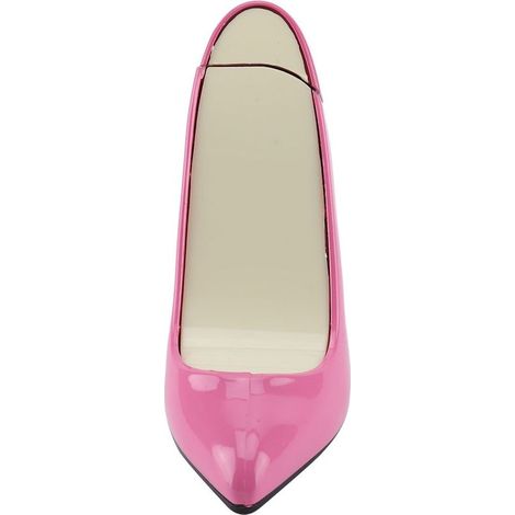 Rosa Butangasfeuerzeug im High-Heel-Stil, elegant zum Rauchen (1/5)