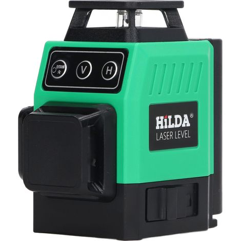 Niveau laser HILDA à 12 lignes, niveau à ligne verte autonivelant, marquage automatique des lignes et niveau à toucher du sol. (1/5)
