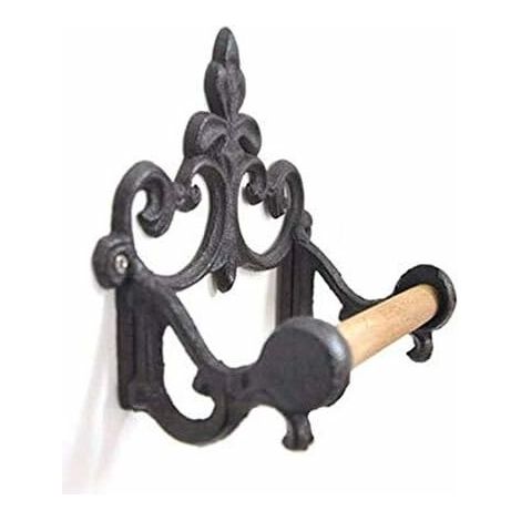 Porte-papier Toilette Vintage en Fonte pour Cuisine et Salle de Bain
