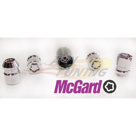 5 ECROUS ANTIVOL SU MCGARD M12X1.5/ 60°/ LONG. 32.5MM/ Ø21MM
