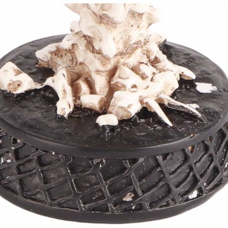 Lampe de Table Squelette Style Industriel Rétro, Décoration Effrayante pour Chambre Halloween
