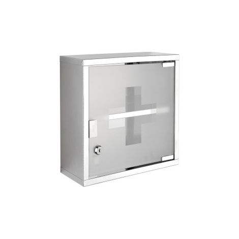 ARMADIETTO FARMACIA MAYDAY INOX CROMO METAFORM cm 27 x h. 28.5 x 12 METAF