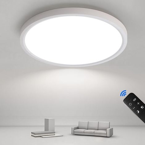 JDONG Led Deckenleuchte Dimmbar 72W Rund Deckenlampe mit Fernbedienung 3000K-6000K Wohnzimmerlampe ultradünn Leuchte für Wohnzimmer, Schlafzimmer Esszimmer Büro Ø602.5CM