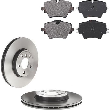 KIT FRENI ANTERIORI compatibile con MINI COUNTRYMAN (F60) - DISCHI + PASTIGLIE OEM: P 06 093 / 18463 , 18448 , 18516 , 18524 , 18499 /SOSTITUZIONE DIRETTA/BASSA POLVERE/SILENZIOSO