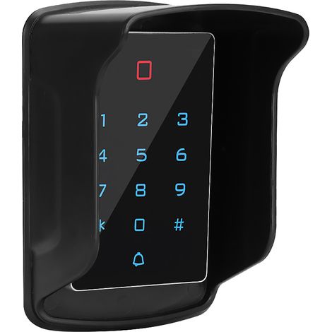 T12-Touch-Tastatur-Zutrittskontrollterminal mit wasserdichtem Gehäuse und 10 Zutrittsetiketten (1/5)