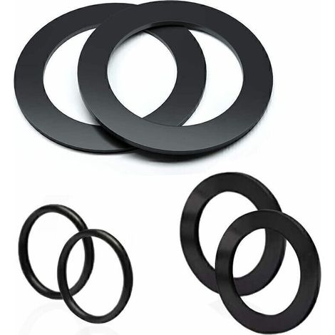 6x Seals for Intex 10745 Diving Valve - Swimming Pool Rubber Washer Replacement Part, (1/4)