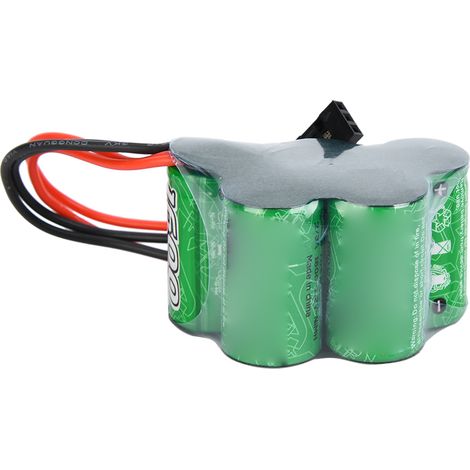 6V 1600mAh NiMH RX Batterie Trapézoïdale pour Récepteur RC Modèle Pack d'Alimentation Chargeur Type Trapèze (1/5)
