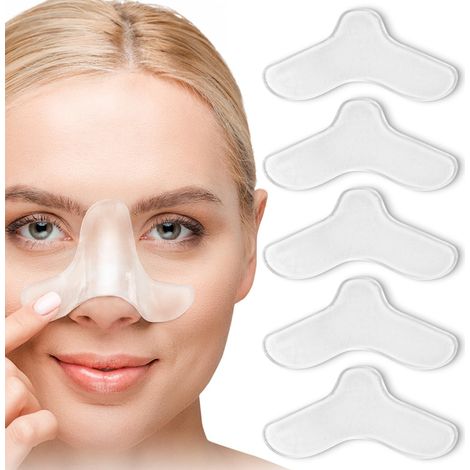 Geeignet für AirSense 11 Geräte und CPAP-Zubehör – 5 individuell zuschneidbare Silikon-Nasenpads – Reduziert Hautreizungen und erhöht den Tragekomfort der Nasenschiene (1/2)