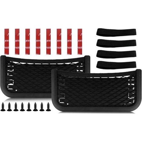 piezas,red de almacenamiento universal,26 x 12 cm,red para equipaje,accesorios con elástico y tornillos,apto para autocaravanas (1/5)