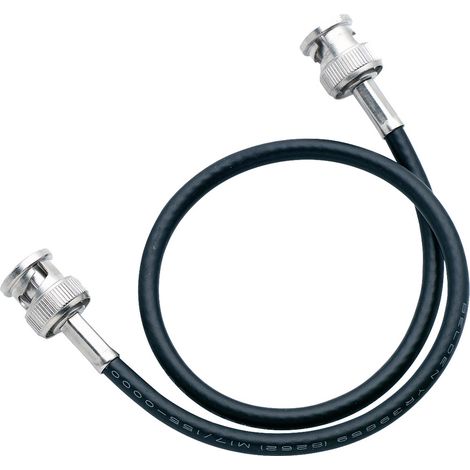 Mueller Electric BU-5050-B-60-0 Messleitung BNC-Stecker BNC-Stecker 1.5 m Schwarz 1 St.