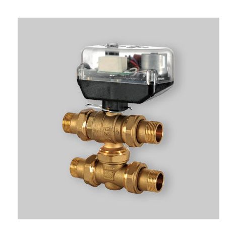 Valvola Di Zona A Sfera Motorizzata 4 Vie Icma 1" M - 230V (1/2)