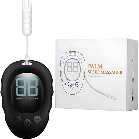 Appareil de Sommeil Portable Anti-Stress, Masque de Relaxation avec Écran LED pour Détente Nocturne, Noir (1/5)