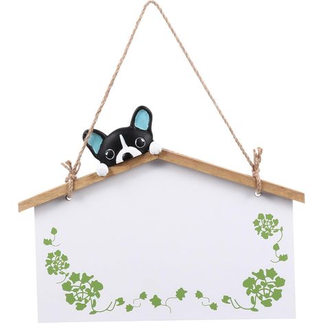 Plaque de Porte Style Rustique Authentique Surface Écrivable et en Bois Blanc et Décoration Murale pour ou Design Unique Décorer Porte Intérieure Boutique (1/5)