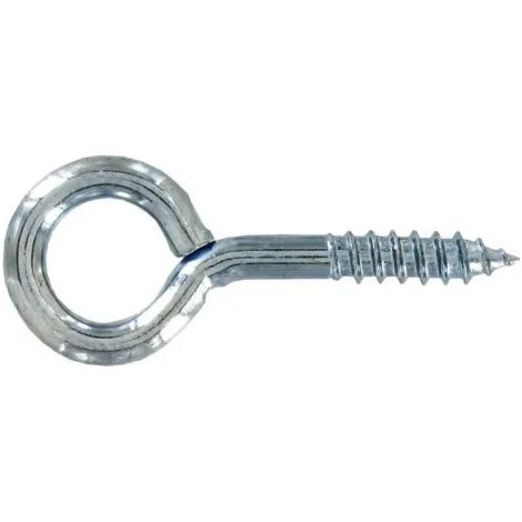 Piton mit Schrauben aus verzinktem Stahl D.2.5x10mm, 16 Stück.